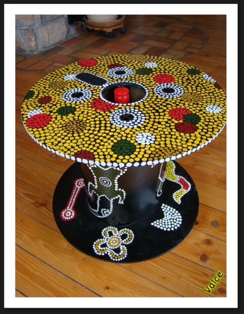 table aborigene, touret, art aborigéne