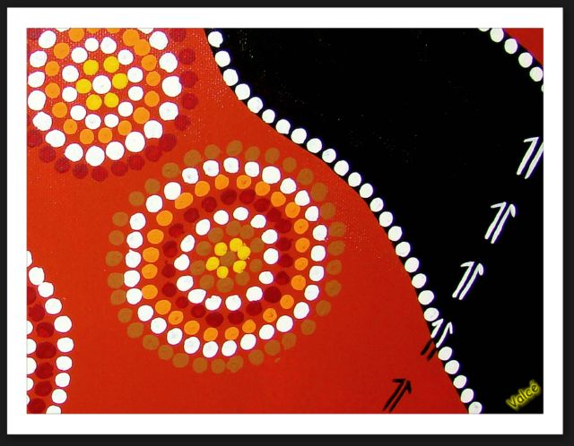 peinture aborigene, australie