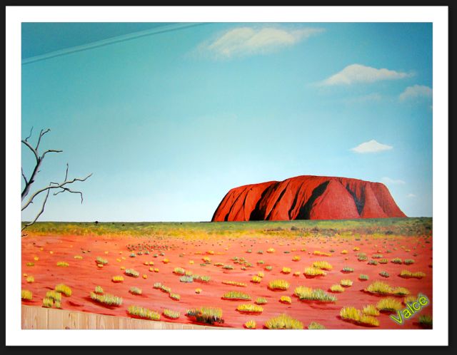 Uluru, ayers rock, desert australien